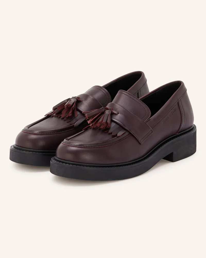 Marc O'Polo Penny-Loafer Perla rot Dunkelrot