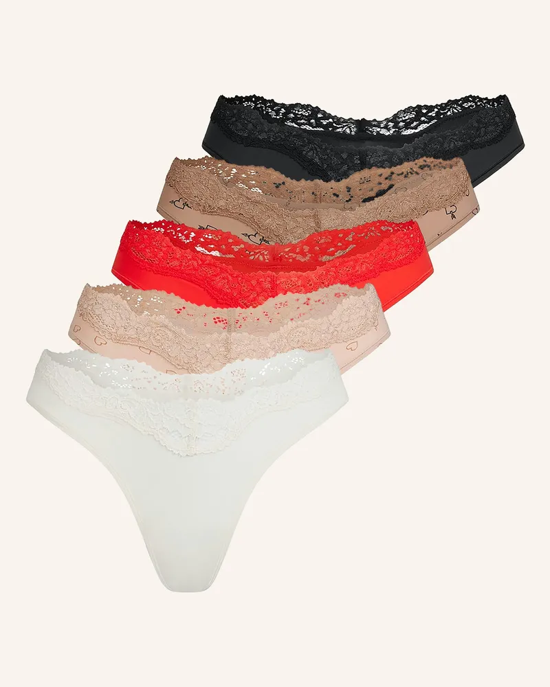 SKIMS 5er-Pack String FITS EVERYBODY LACE Sketched