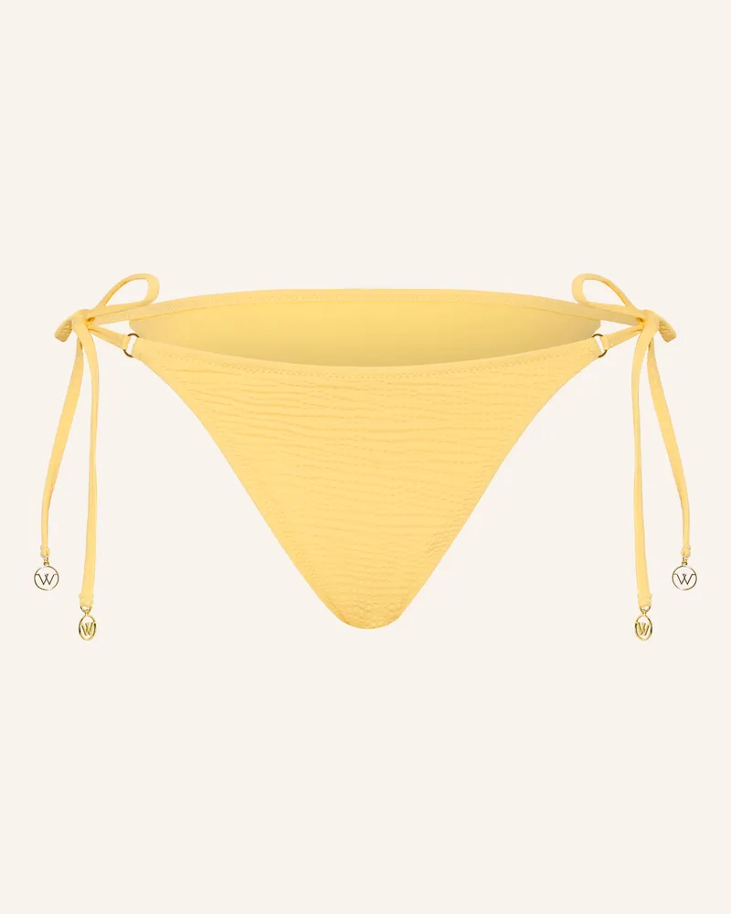 watercult Triangel-Bikini-Hose Suntouched Solids gelb Hellgelb