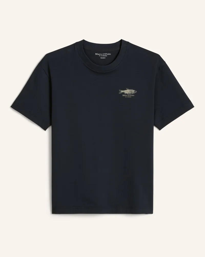 Marc O'Polo T-Shirt blau Dunkelblau