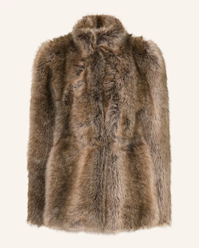 FRANKIE Shop Kunstfell-Jacke Denia beige Beige