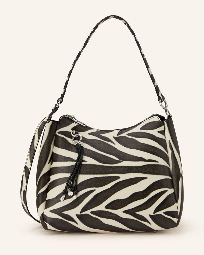 SEIDENFELT Schultertasche SANDVE Schwarz