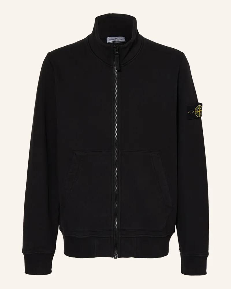 Stone Island Sweatjacke Schwarz
