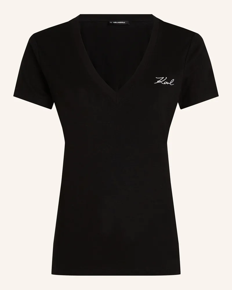Karl Lagerfeld T-shirt Schwarz