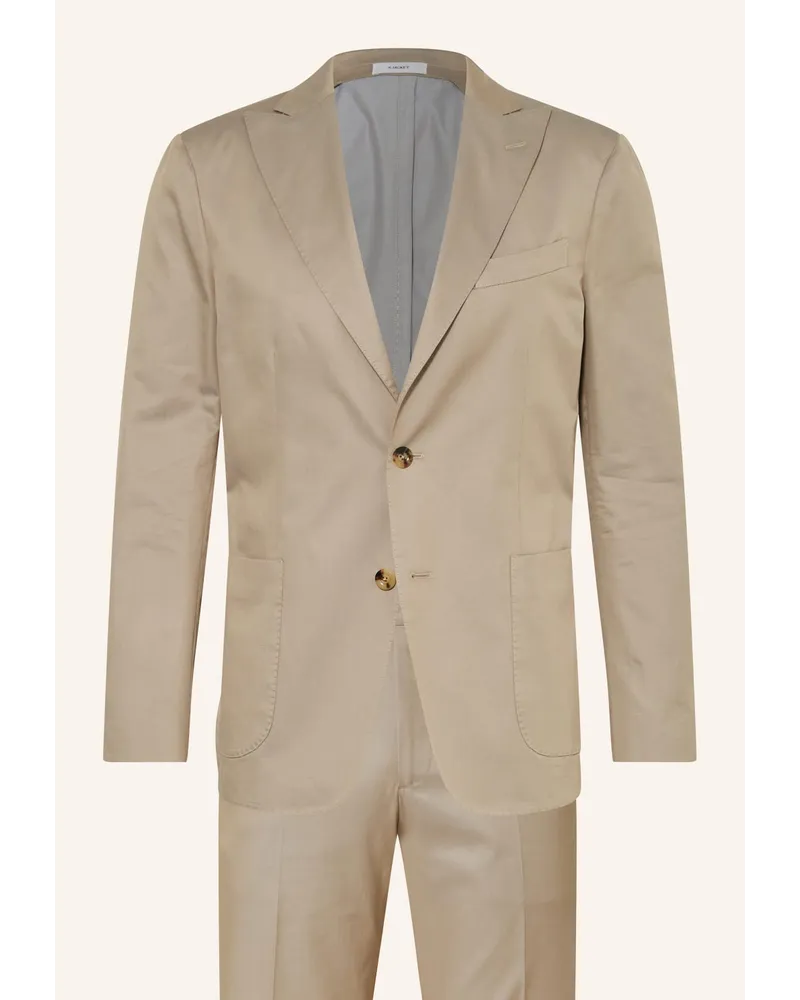 Boglioli Anzug Extra Slim Fit Beige