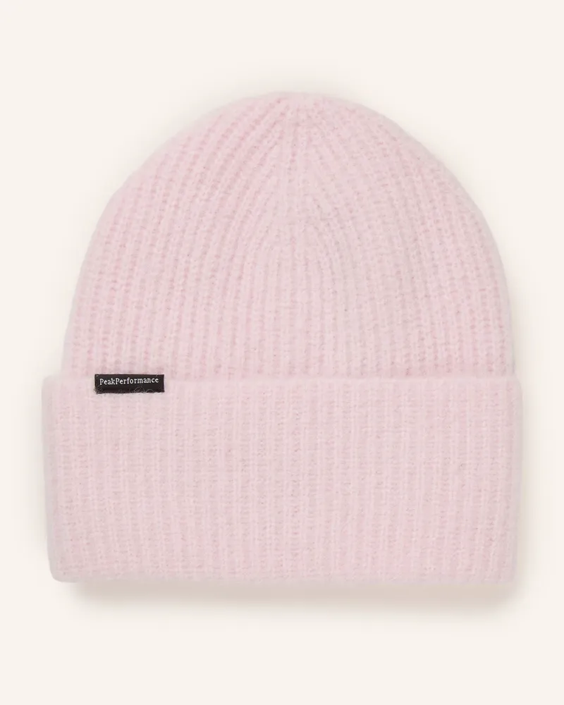 Peak Performance Mütze Mit Alpaka rosa Hellrosa