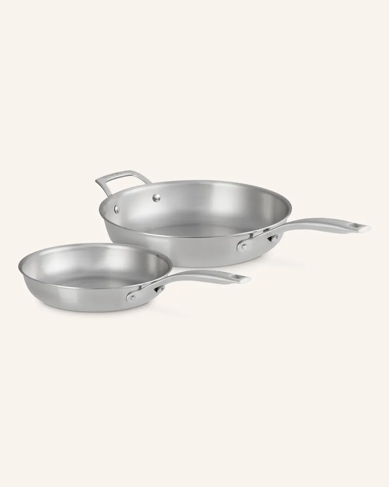 Le Creuset 2er-Set Pfannen silber No