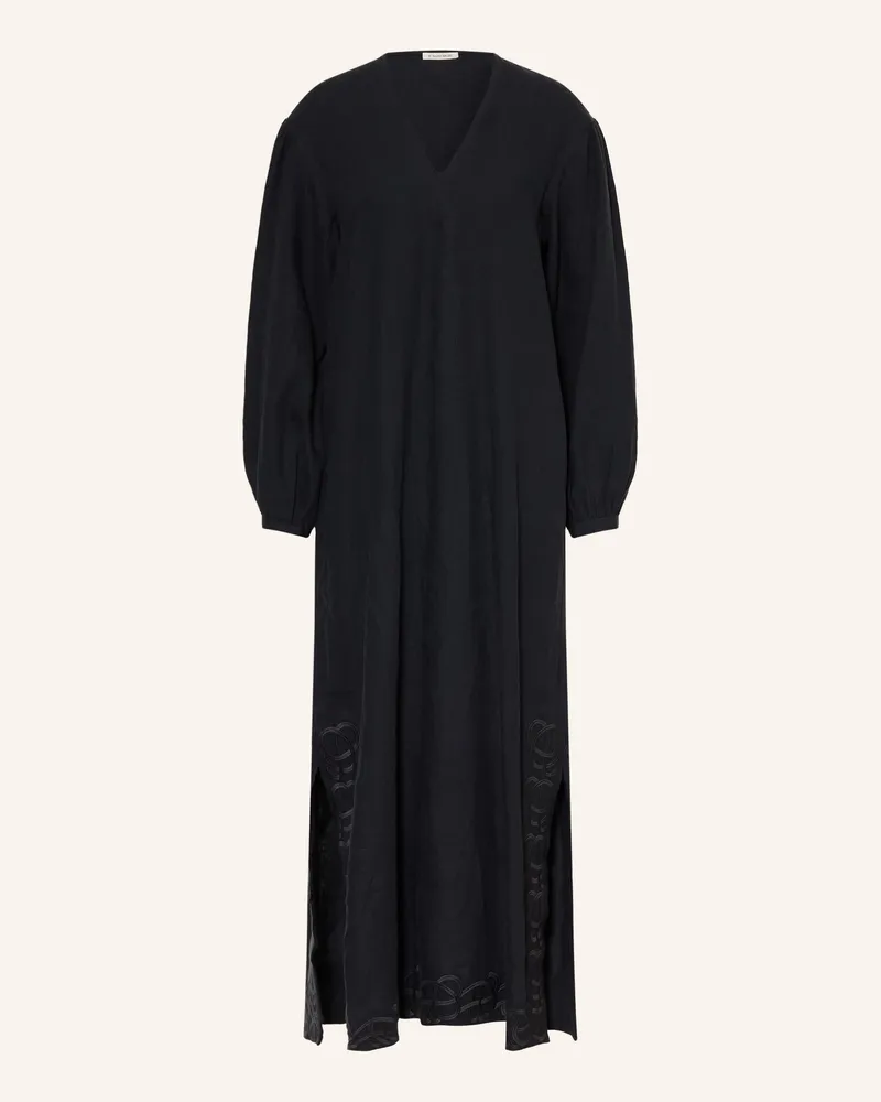 By Malene Birger Leinenkleid Louise schwarz Dunkelblau