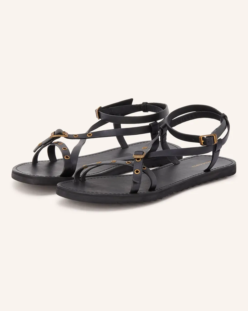 AllSaints Sandalen Tyla Eyelet Mit Nieten schwarz Schwarz