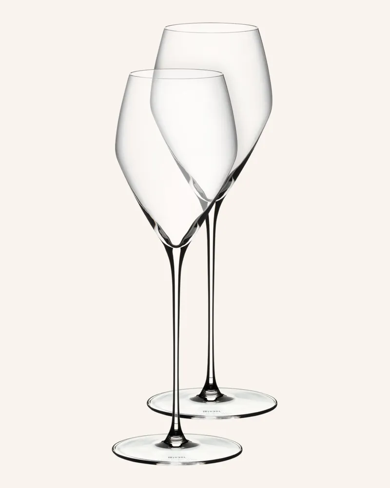 Riedel 2er-Set Champagnergläser Veloce transparent Weiss