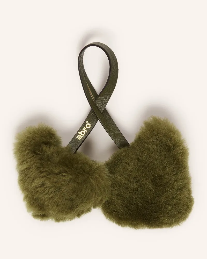 Abro Schlüssel- und Taschenanhänger CHARM Oliv