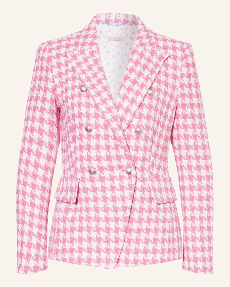 lilienfels Tweed-Blazer Weiss