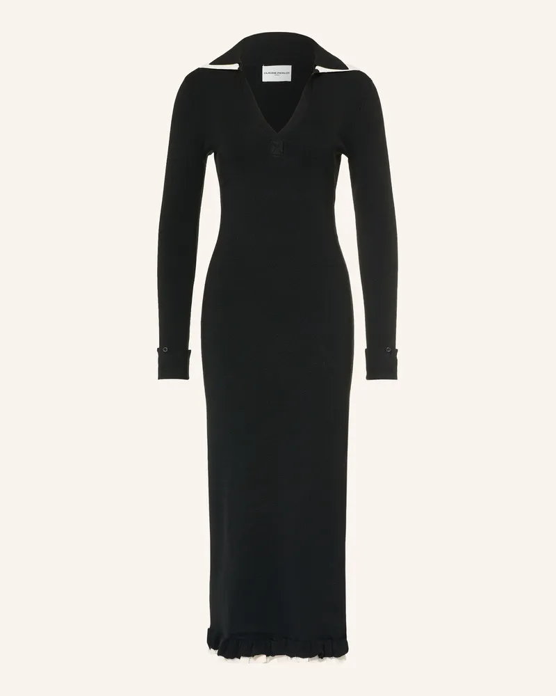 Claudie Pierlot Strickkleid schwarz Schwarz