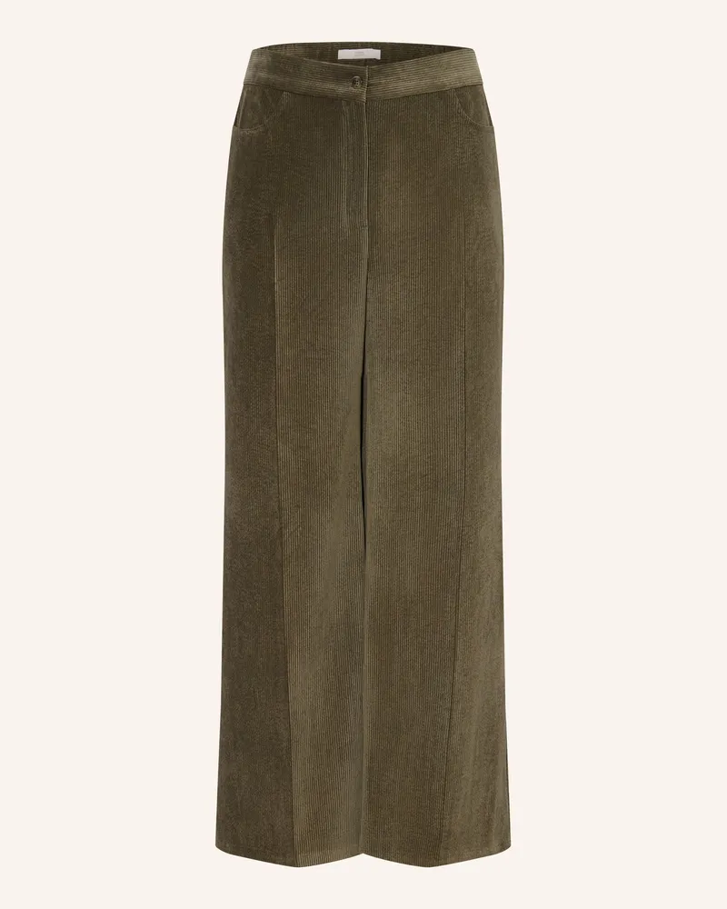 Marina Rinaldi Cordhose Mrscadmio Mit Schmucksteinen gruen Khaki