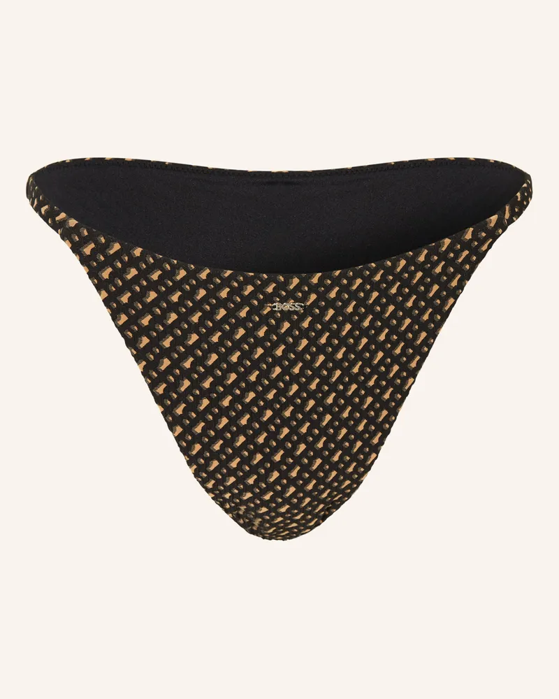 HUGO BOSS Triangel-Bikini-Hose Boss Pearl blau Schwarz