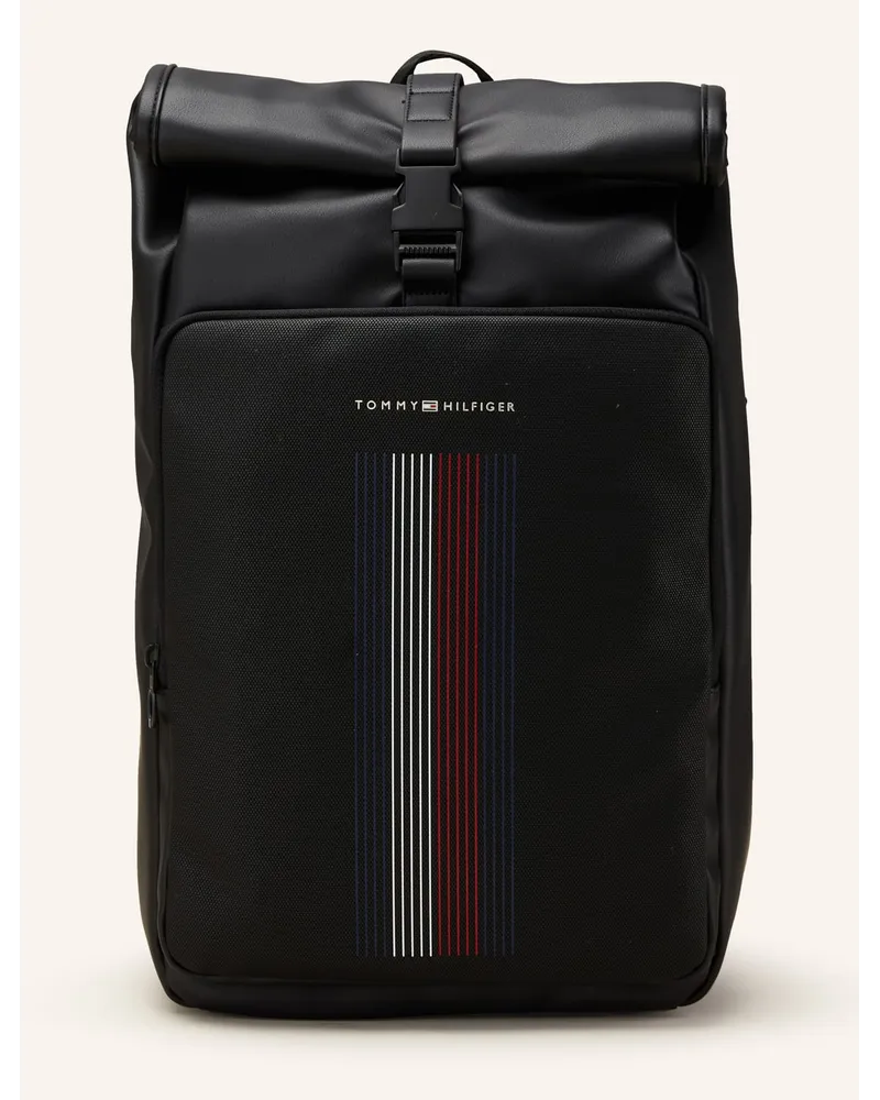 Tommy Hilfiger Rucksack mit Tablet-Fach Schwarz