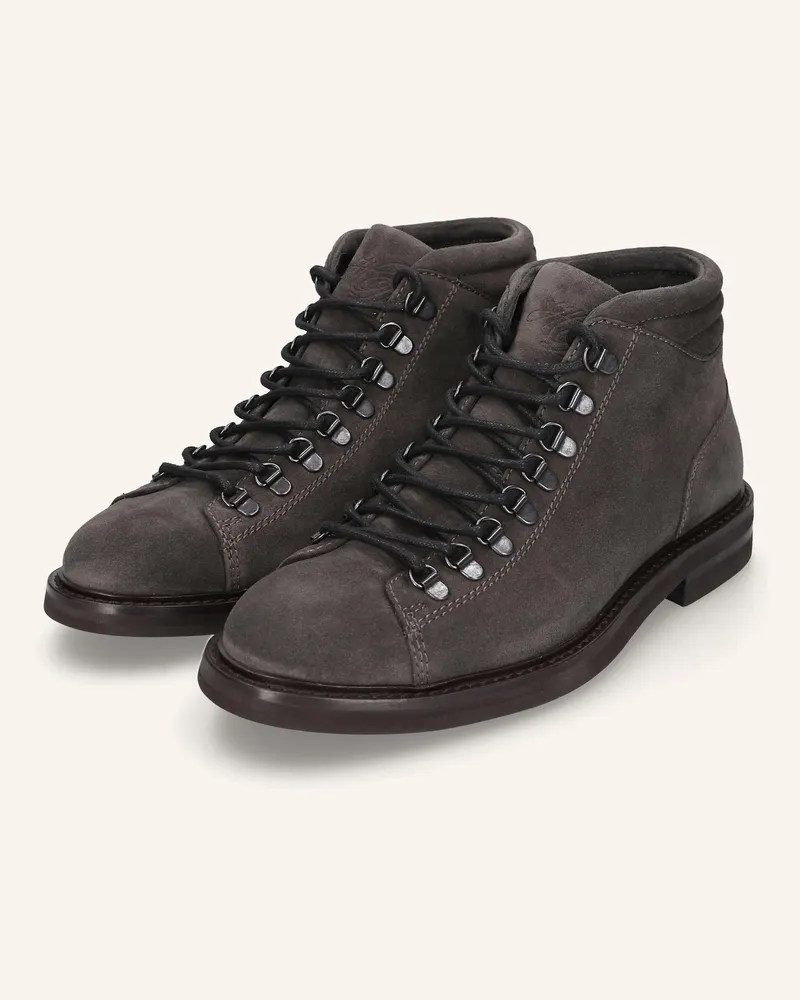 Heinrich Dinkelacker Hiking Boots Florenz Plain V grau Dunkelgrau