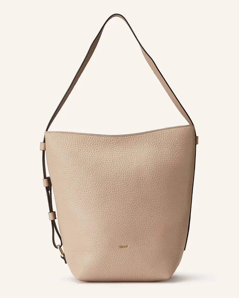 Abro Hobo-Bag COSMO mit Pouch Beige
