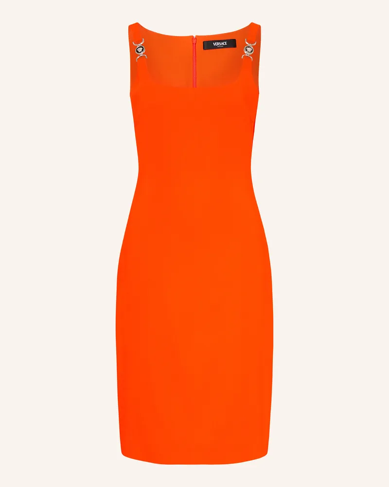 Versace Etuikleid Orange