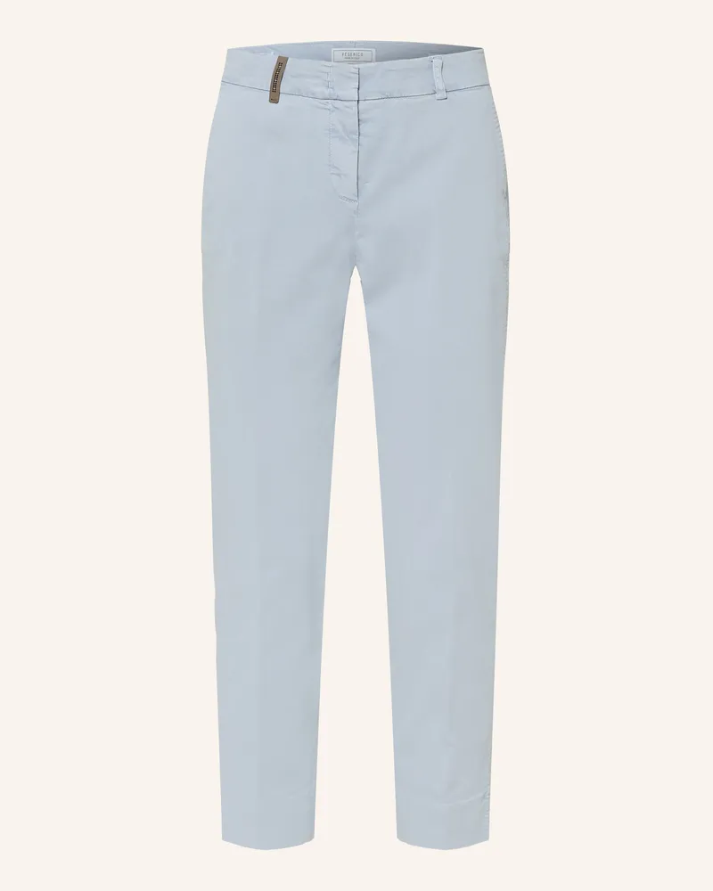 Peserico 7/8-Hose Blaugrau