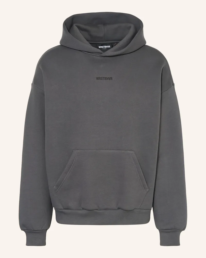 WRSTBHVR Oversized-Hoodie Garm grau Grau