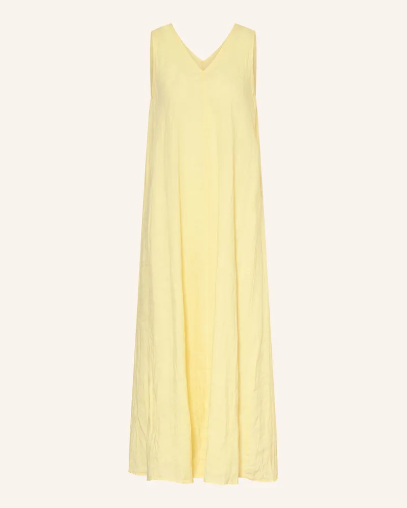 tonno e panna Leinenkleid gelb Hellgelb