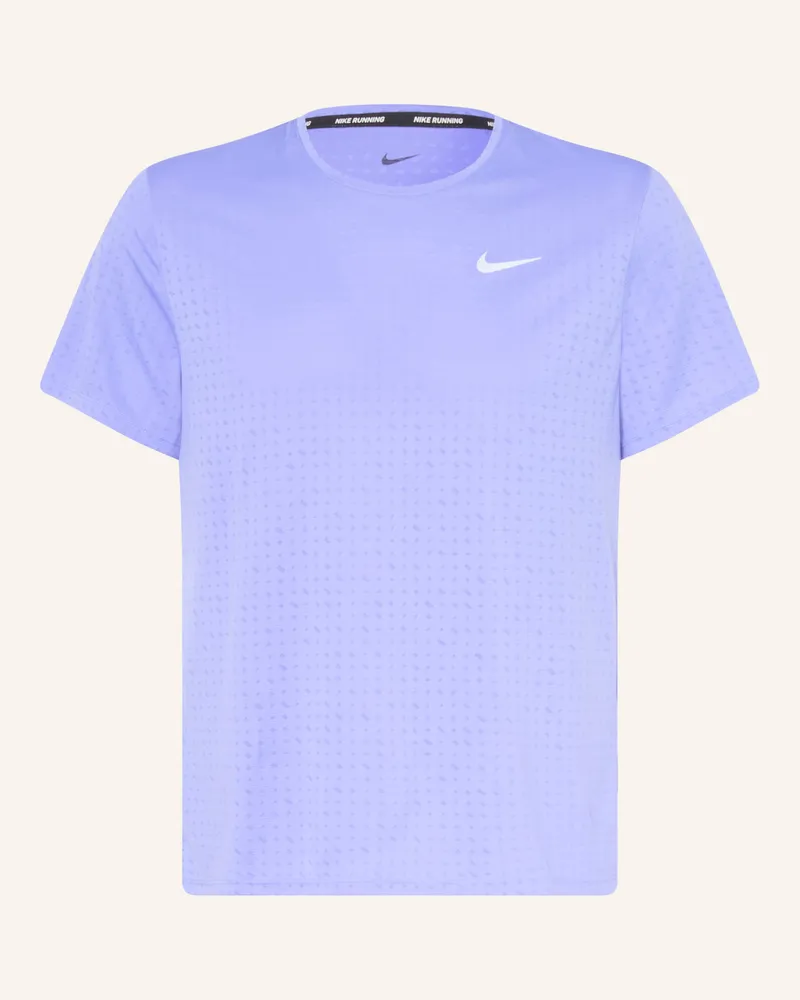 Nike Laufshirt Breathe Miler blau Hellblau
