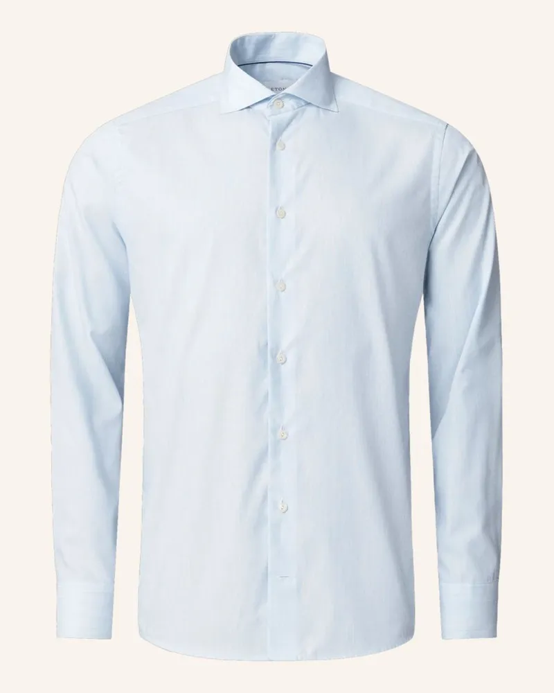 Eton Fine Twill-Hemd Contemporary Fit Blau