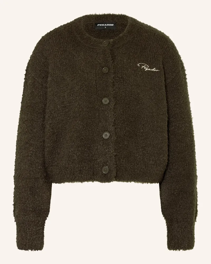 PEGADOR Strickjacke NIMES Dunkelbraun