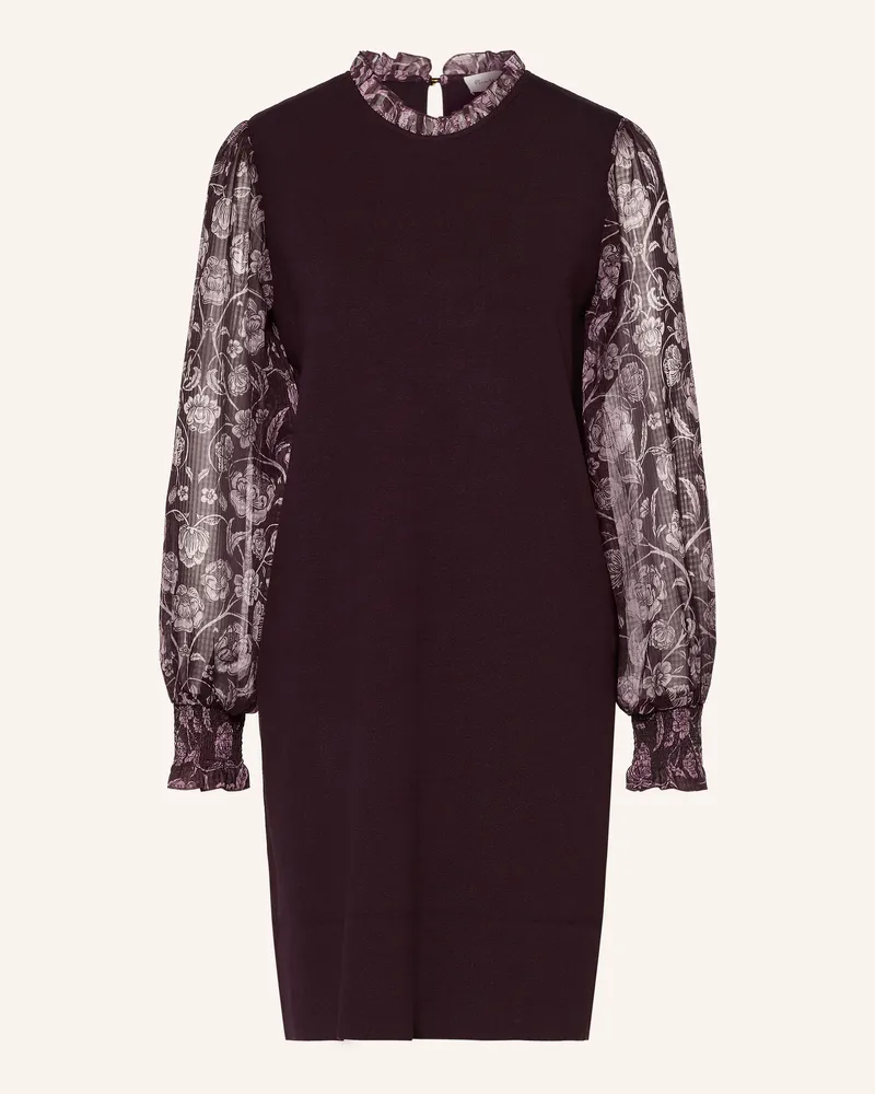 Phase Eight Strickkleid Giselle Im Materialmix lila Dunkellila
