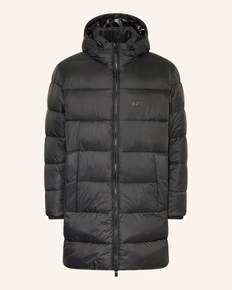 HUGO BOSS Steppmantel CIKER Schwarz