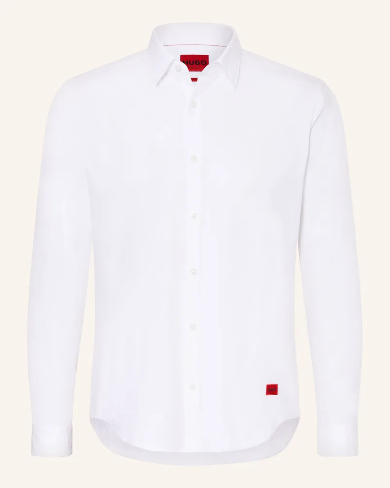 HUGO BOSS Hemd Ermo Slim Fit weiss Weiss