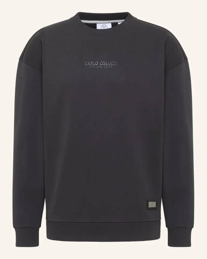 Carlo Colucci Oversize Sweatshirt - La Famiglia D'OTTAVIO Schwarz