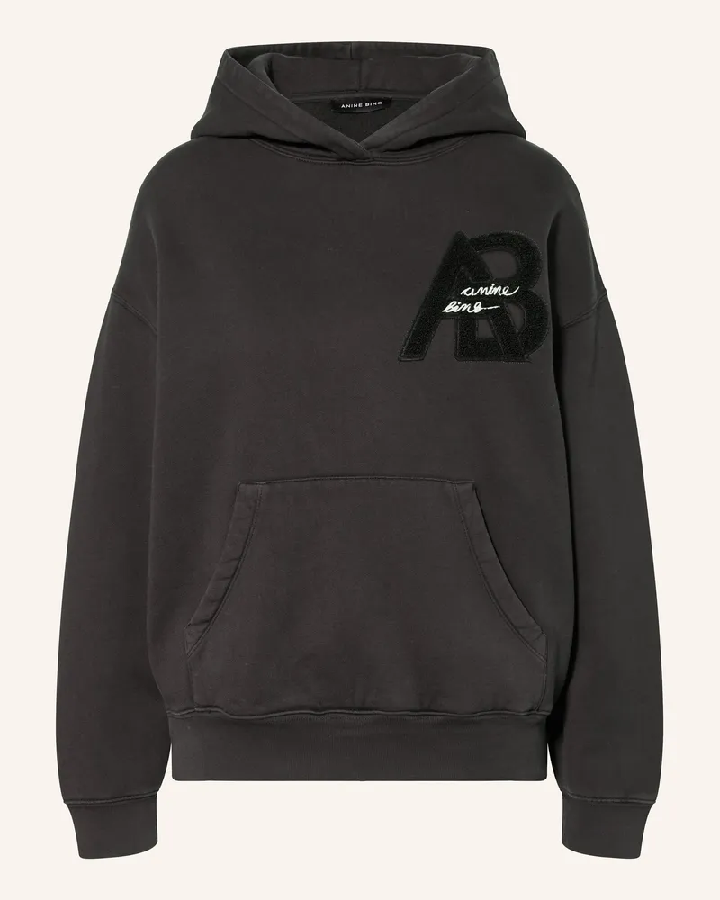 Anine Bing Hoodie Jaci schwarz Schwarz