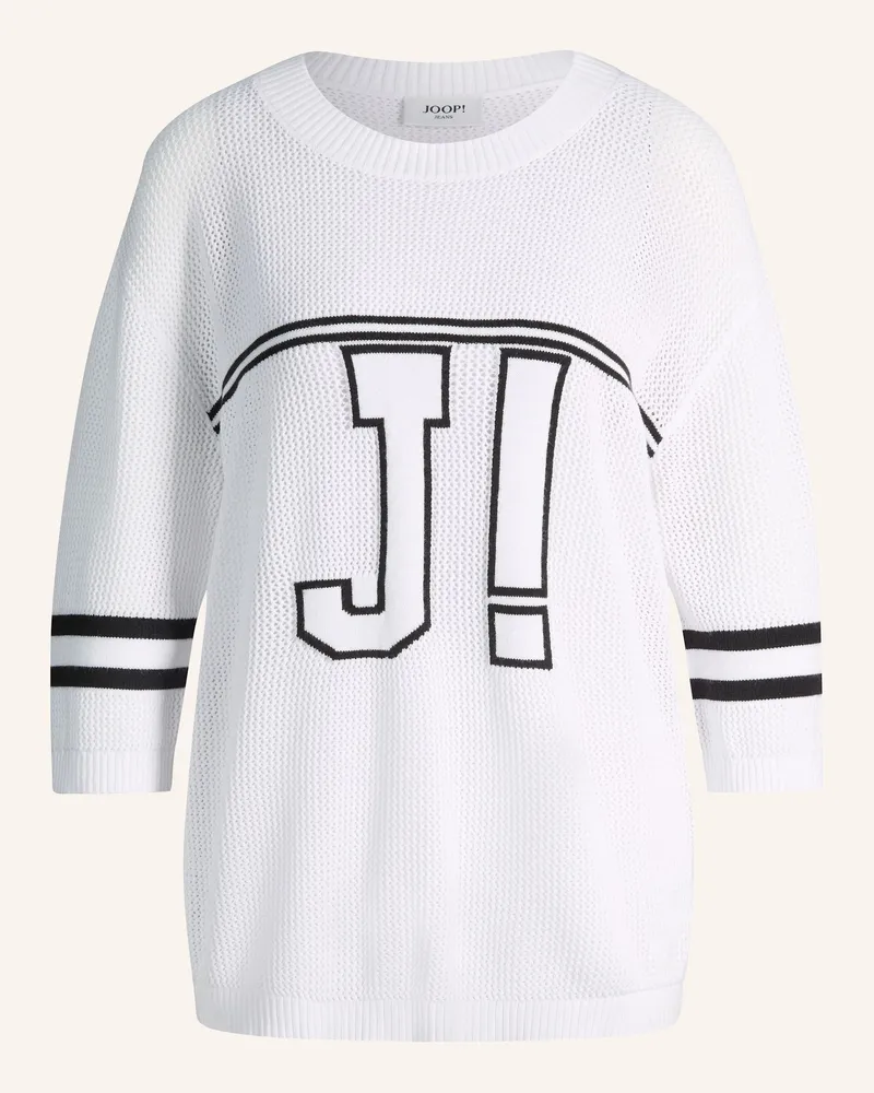 JOOP! Strick-Shirt Weiss