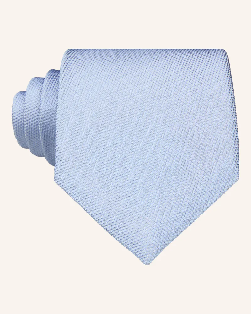 HUGO BOSS Krawatte blau Hellblau