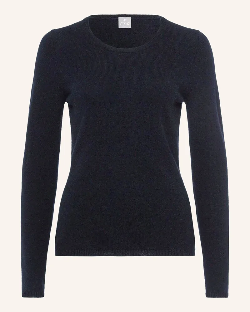 FTC Cashmere Cashmere-Pullover blau Dunkelblau