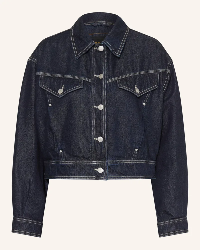 HUGO BOSS Jeansjacke Dunkelblau