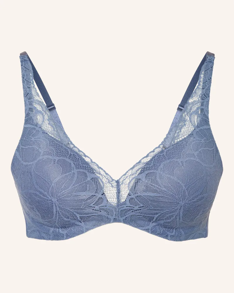 Triumph Schalen-Bh Body Make-Up Illusion Lace blau Blaugrau