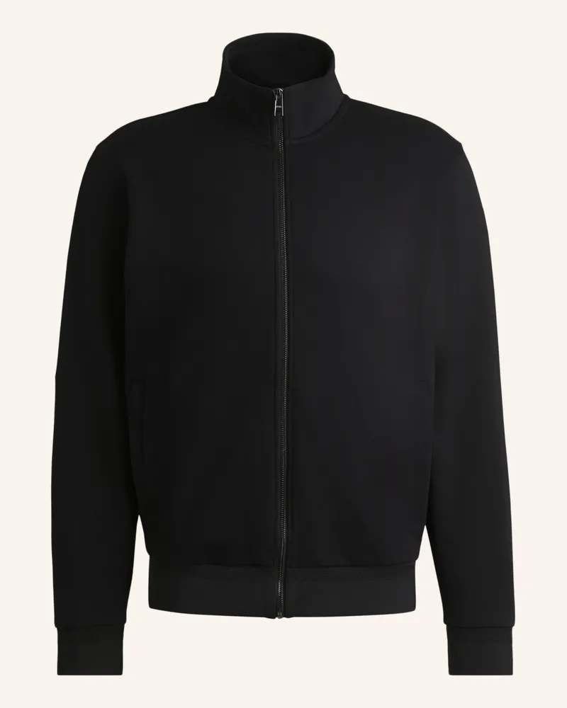 HUGO BOSS Sweatshirt H-SHEPHERD 100 Regular Fit Schwarz