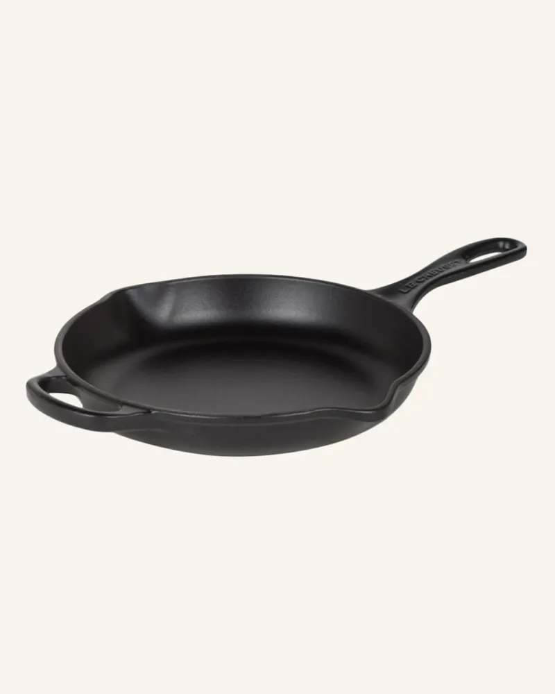 Le Creuset Brat- Und Servierpfanne Signature schwarz Schwarz