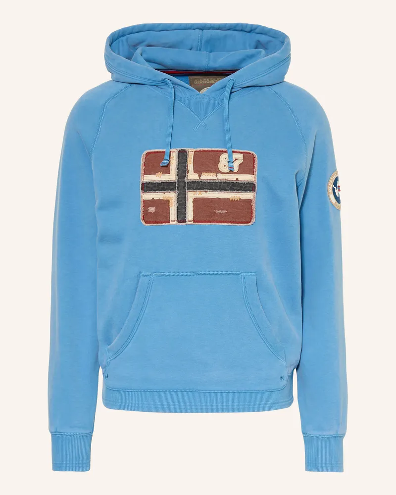 Napapijri Hoodie B-Archive blau Hellblau