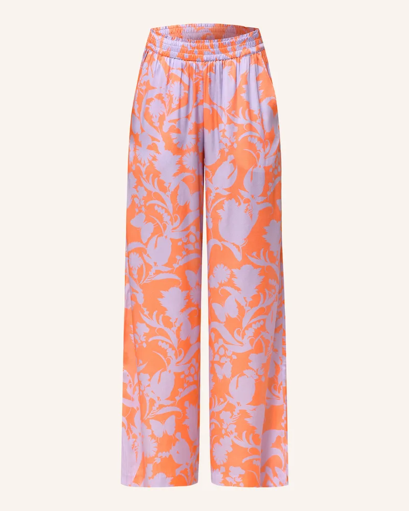 Darling Harbour Marlenehose aus Seide Apricot