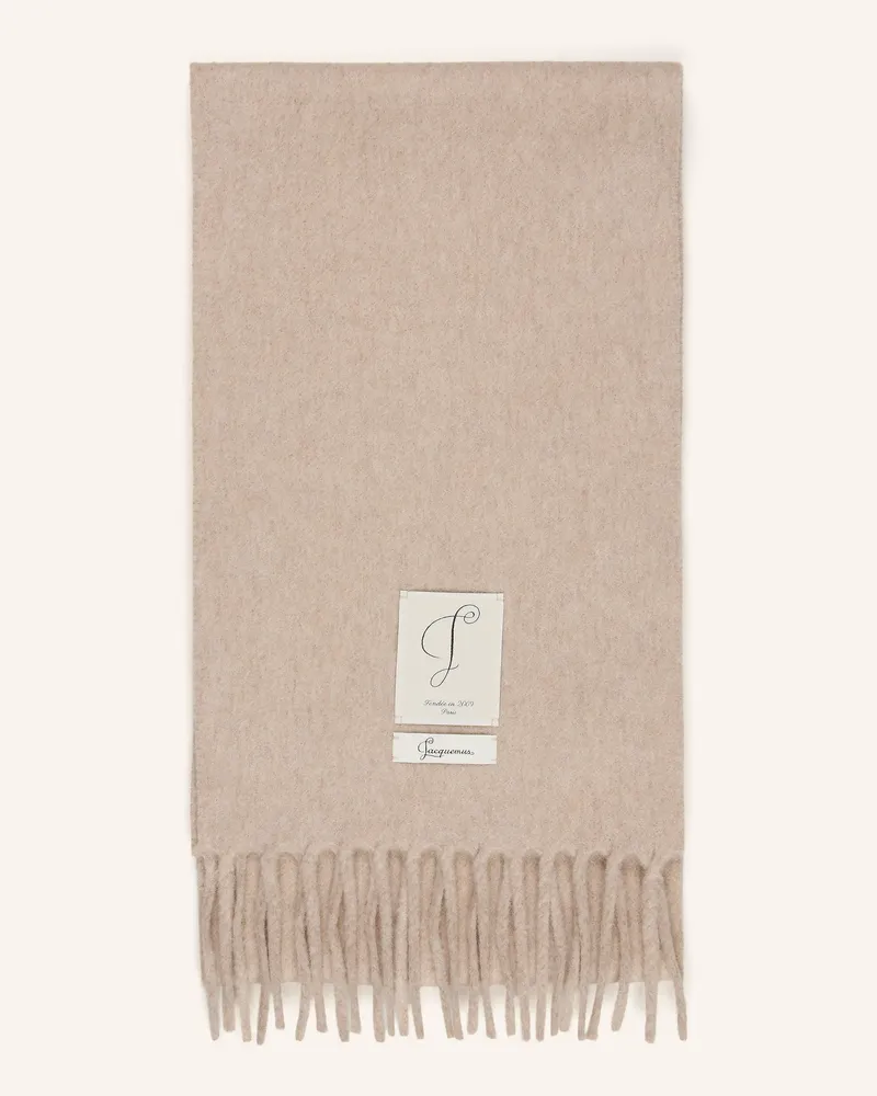 Jacquemus Schal L'echarpe Cavallo beige Beige