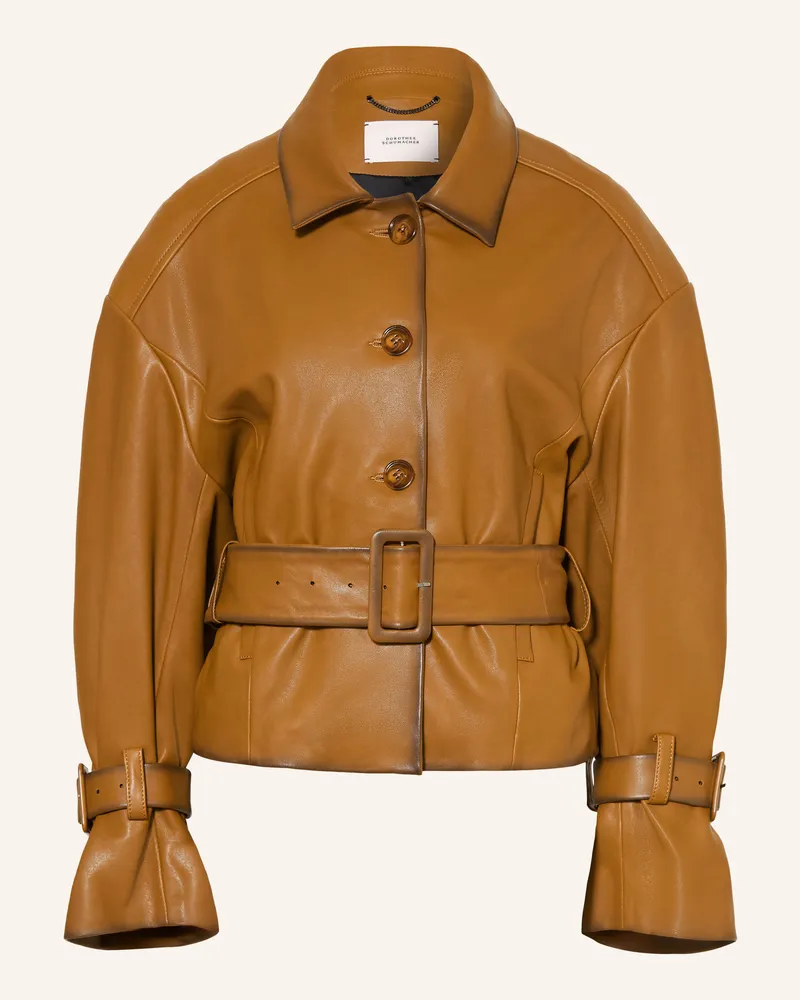 Dorothee Schumacher Lederjacke braun Braun