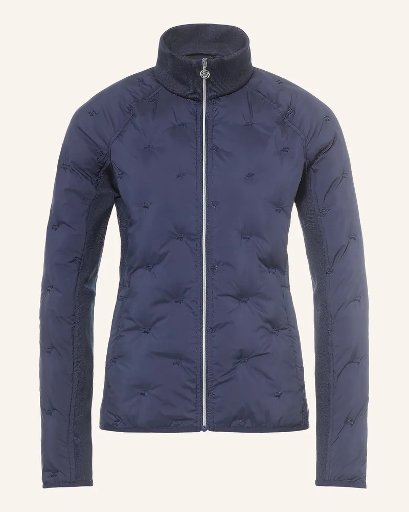 Röhnisch Hybrid-Jacke blau Dunkelblau