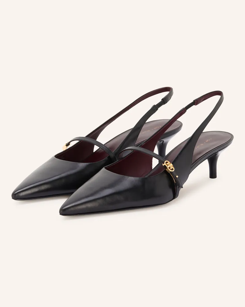 Tory Burch Slingpumps schwarz Schwarz