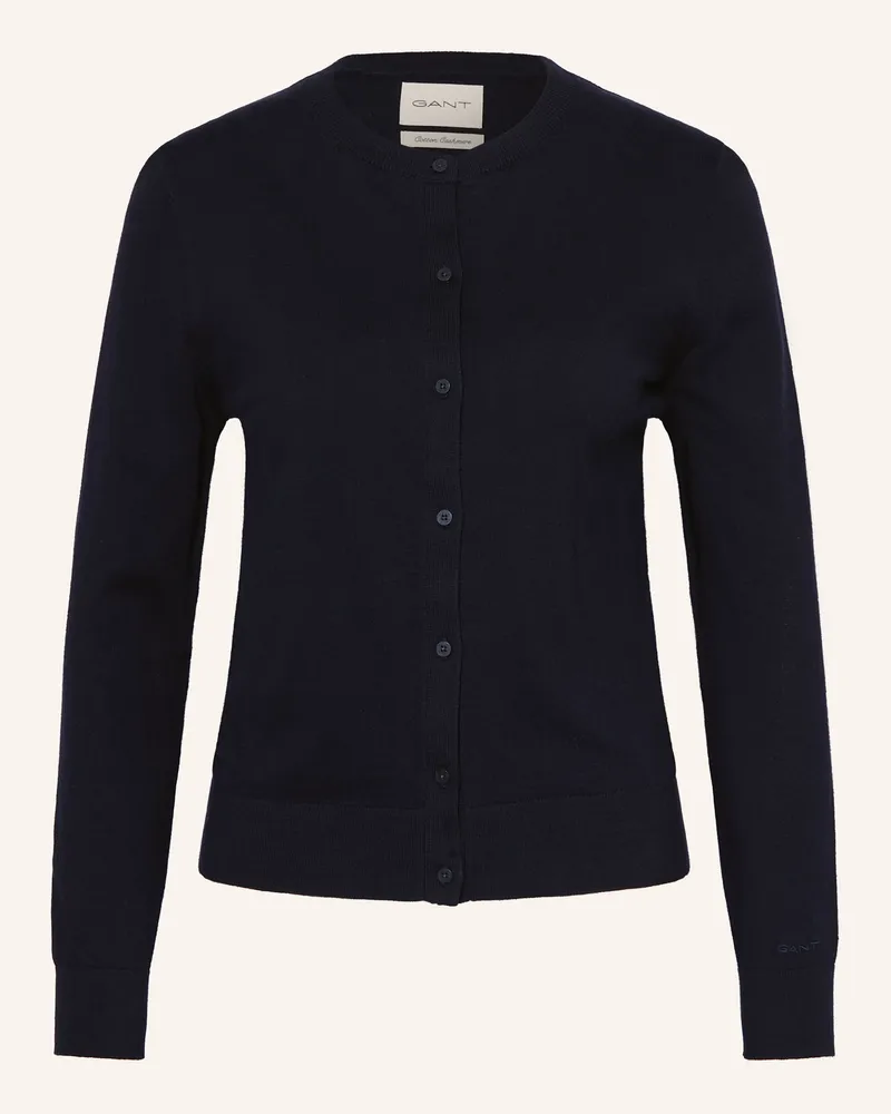Gant Strickjacke blau Dunkelblau