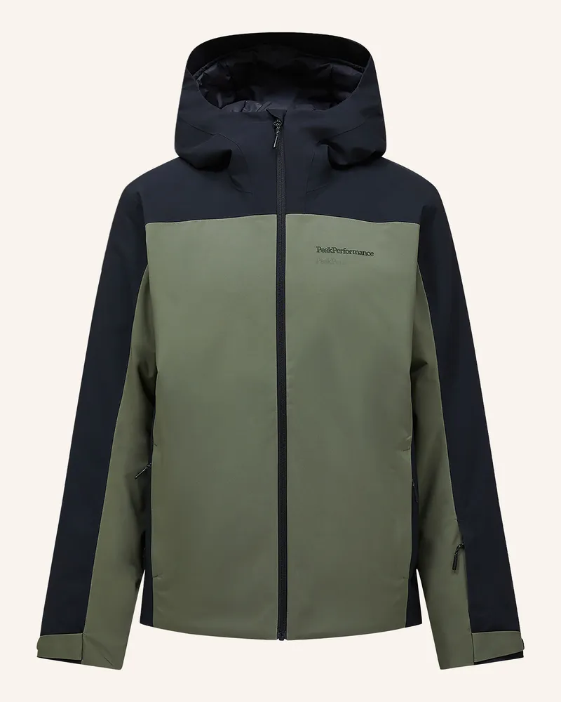 Peak Performance Skijacke Maroon Blocked Hipe® gruen Grün