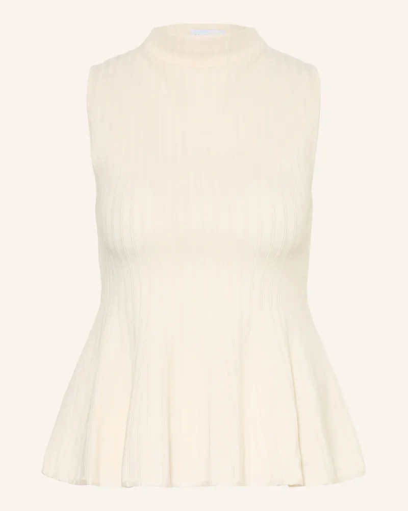 MARELLA Stricktop Mit Volants weiss Creme